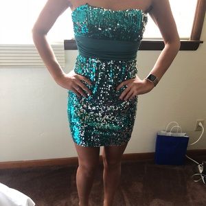 Sparkly semi formal dress